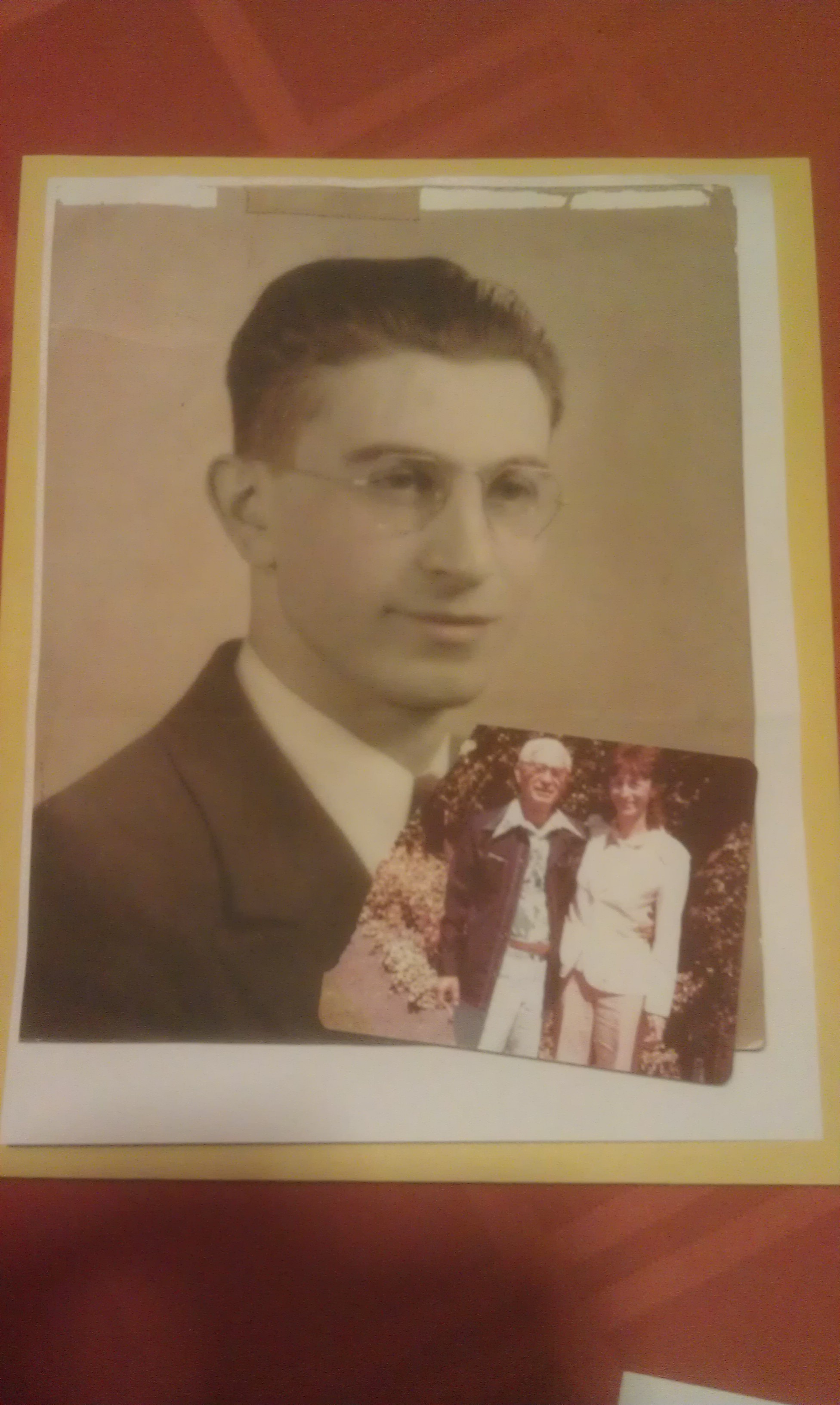 Phillip Shenkler younger & older with Myrna Shenkler