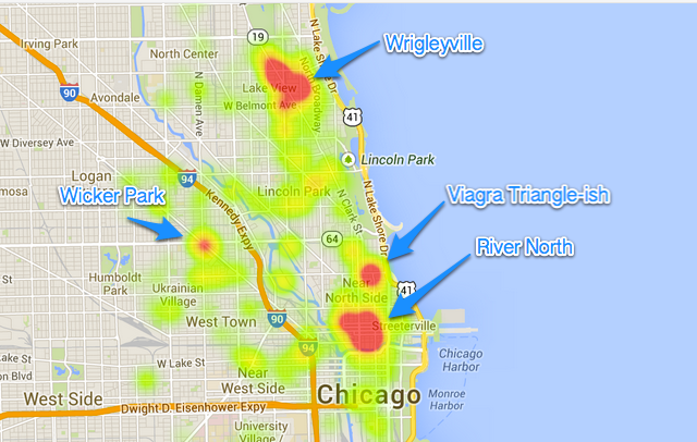 Mental Douchebag Map