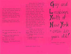 Gay and Lesbian Youth of New York (GLYNY)